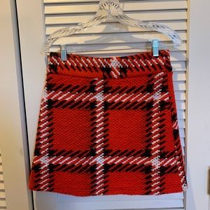 Topshop Plaid Skirt